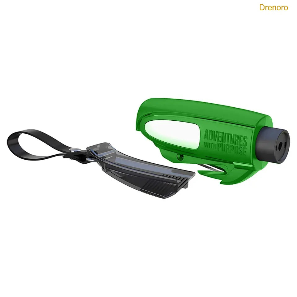 2-in-1 Emergency Window Breaker & Seatbelt Cutter